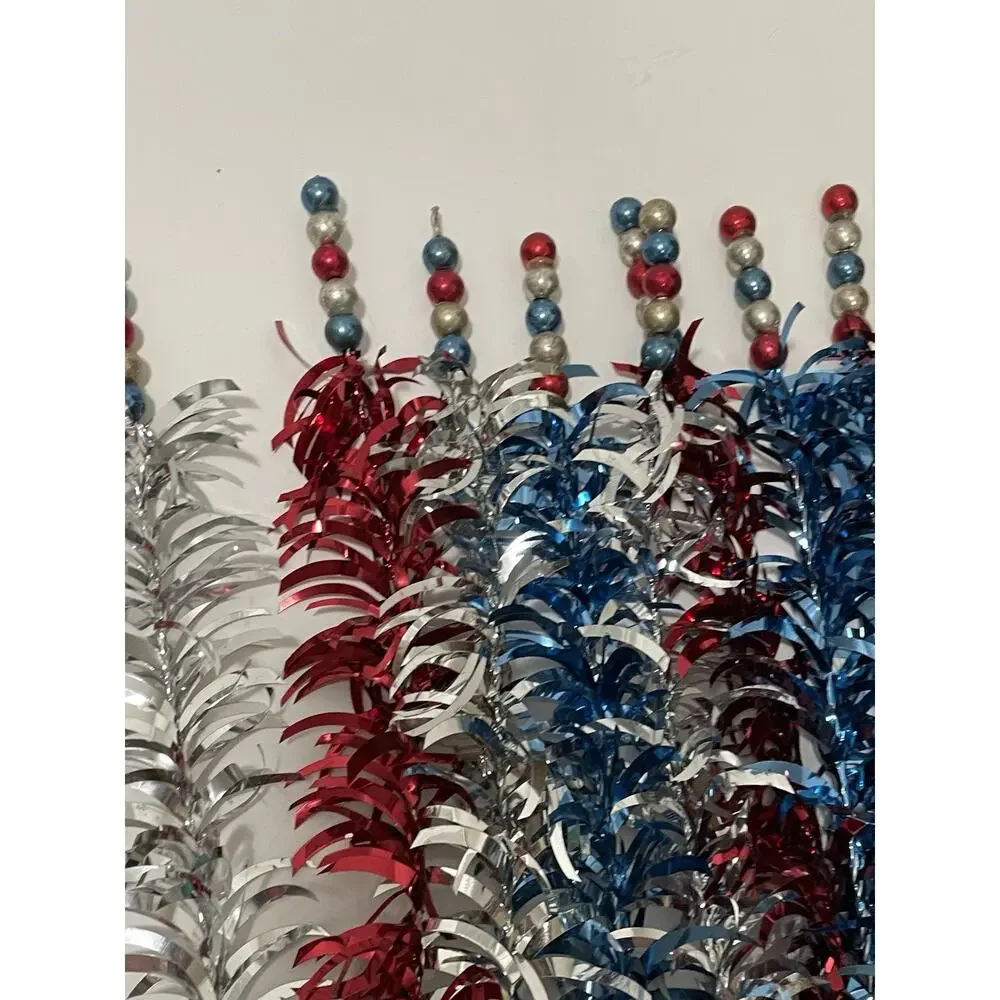 Bethany Lowe Designs Patriotic Tinsel Sparklers LG6709 Uncle Sam Box Set